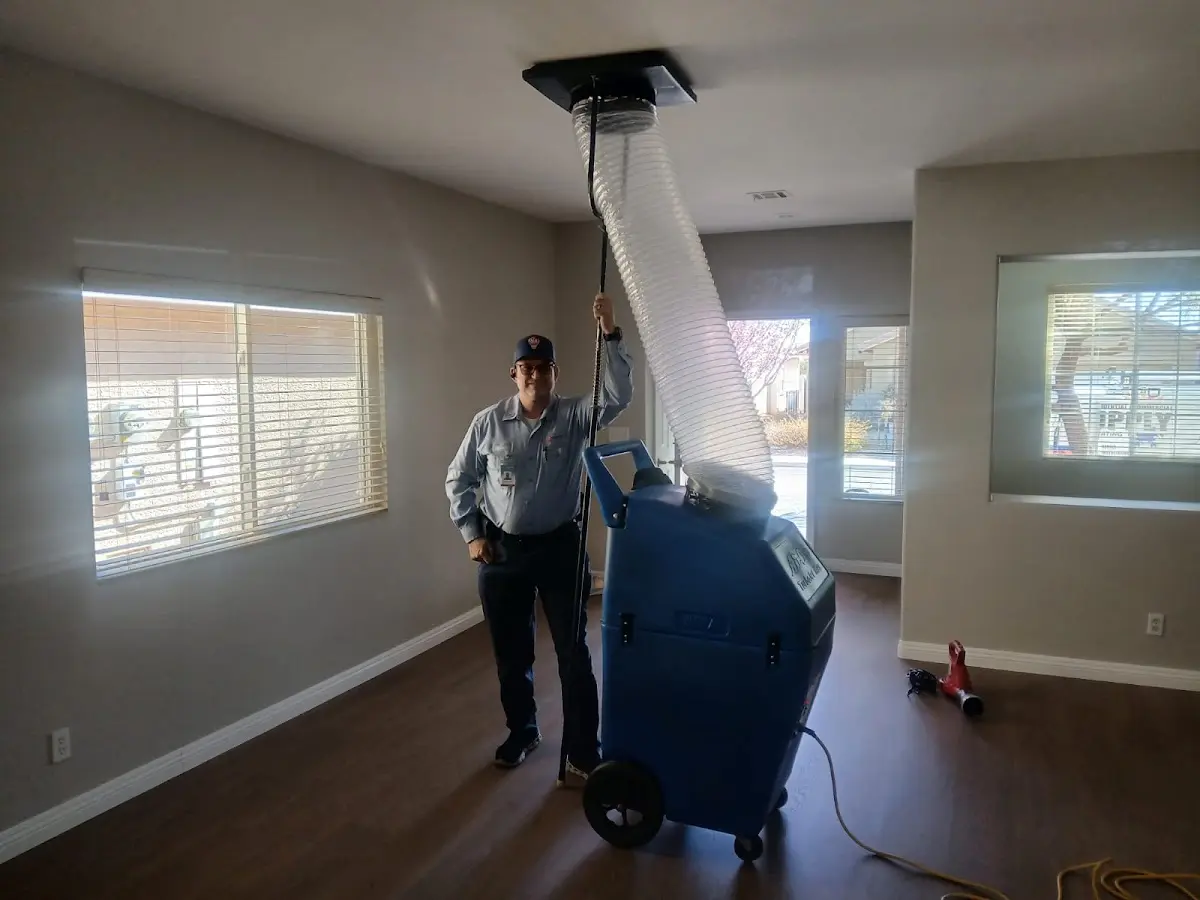 Professional Dryer Vent Cleaning work inside a Adams home